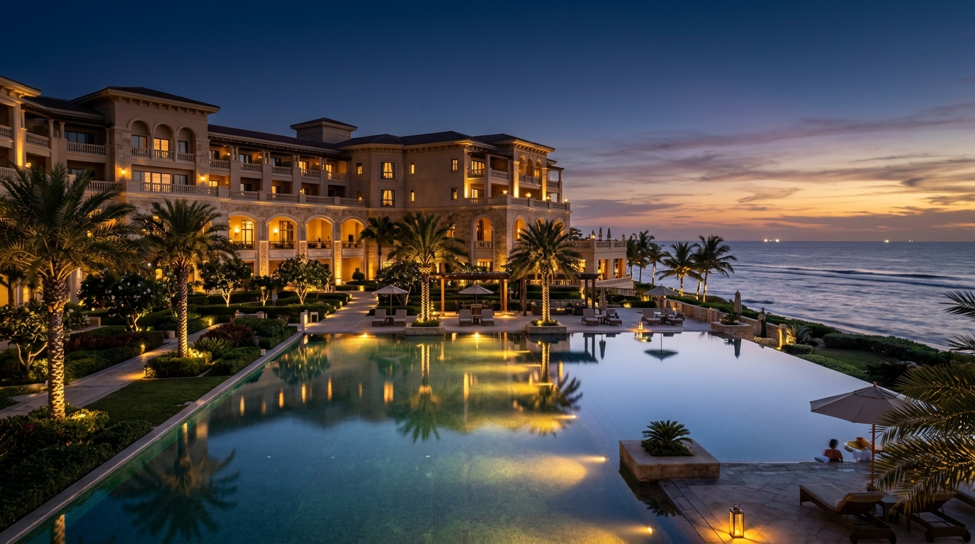 Sunrise Hotel Drone View